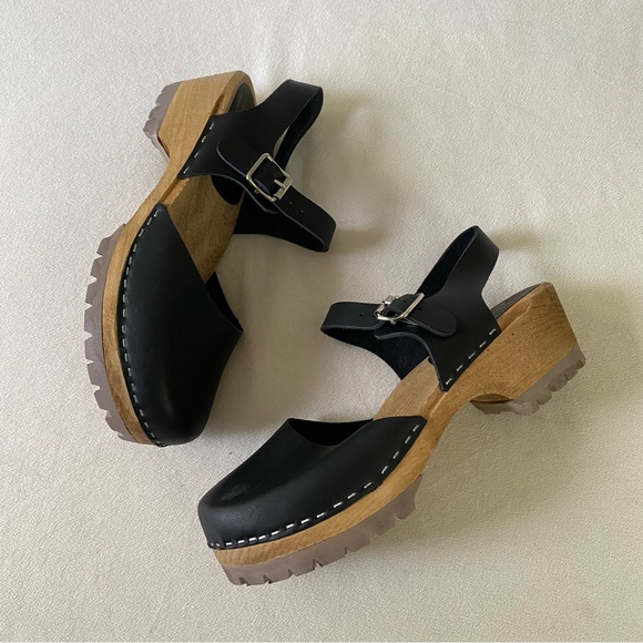 NWOT Free People x MIA Abba Black Platform Clogs Size 41 = Womens 10 - Picture 6 of 8